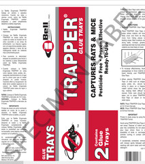 6 Trapper Rat Glue Board Trap Trays Catch Rats Mouse Mice Insects Spider Lizards