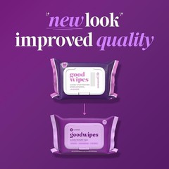 goodwipes XL Flushable Wet Wipes Lavender 418 Count 8 Pack + Travel Pack