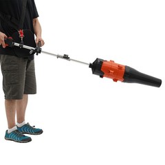 52cc Gas Power Hand Held Sweeper Broom Driveway Turf Artificial Grass Snow Clean