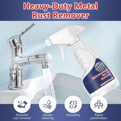 2Pcs Meigline Rust Remover, Highly Concentrated Rust Remover for Metal, Rust