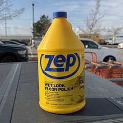 Zep Wet Look Floor Polish 1 Gallon High Gloss Finish for VCT Tile Floors