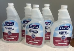 PURELL 5 PACK Foodservice Multi-Surface Sanitizer Unscented BB 01/2024 Lot New