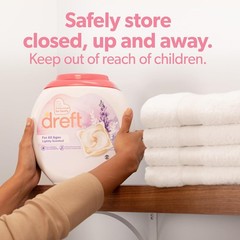 Dreft Laundry Detergent Pacs, Lightly Scented, Lavender, For Baby and Family, XL