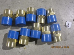 10 QTY Twist Seal Plugs 3/8″ FPT x M22 M, 3600 PSI Brass 7.8 GPM 4000 PSI