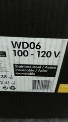 Dyson WD06 Airblade Wash+Dry Hand Dryer Wall Mount, Stainless Steel, 120V