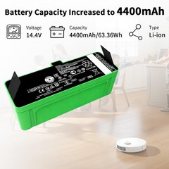 Lcenerga 4400Mah 1800Li Battery For Irobot Roomba Replacement For Roomba