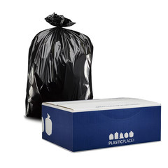 Plasticplace 33 Gal Contractor Trash Bags 3 Mil 50 Ct FREE SHIP
