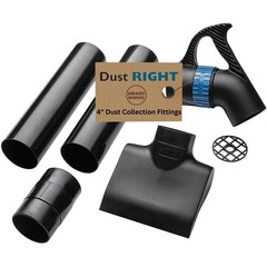 Dust Right 4” Quick Change Floor Sweep – Collector Accessories Kit…