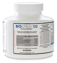 BioSpray D2 Surface Sanitizer & Disinfectant – Lot of 2
