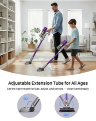 Ixlion Cordless Vacuum Cleaner – Powerful Stick Vacuum Hepa Filter 55-Min