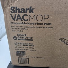 Shark VACMOP Disposable Hard Floor Pad Refills, 46 Count