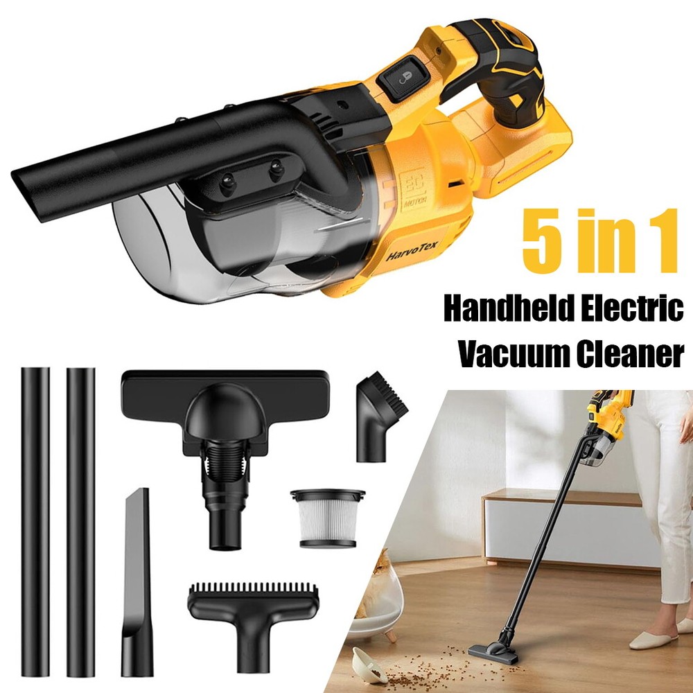 Cordless Vacuum for DeWalt 20V Battery,5 in 1 Handheld Electric Vacuum Cleaner