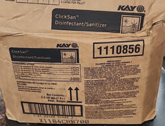 Kay ClickSan Disinfectant/Sanitizer 1110856/ Box of 2 x 2 gal bags