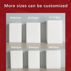 50pcs Magic Sponge Eraser Extra Thick Long Lasting Melamine Cleaning 10*6*2