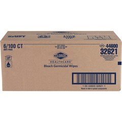 Clorox Healthcare 32621 Bleach Germicidal Wipes – Unscented/White (6/Carton) New