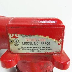 Fill-Rite FR700 Power-Operated Pump For Petroleum Products 50 PSI Max