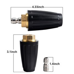AURORA CAR Pressure Washer Tips Turbo Nozzle 4000 1/4 inch