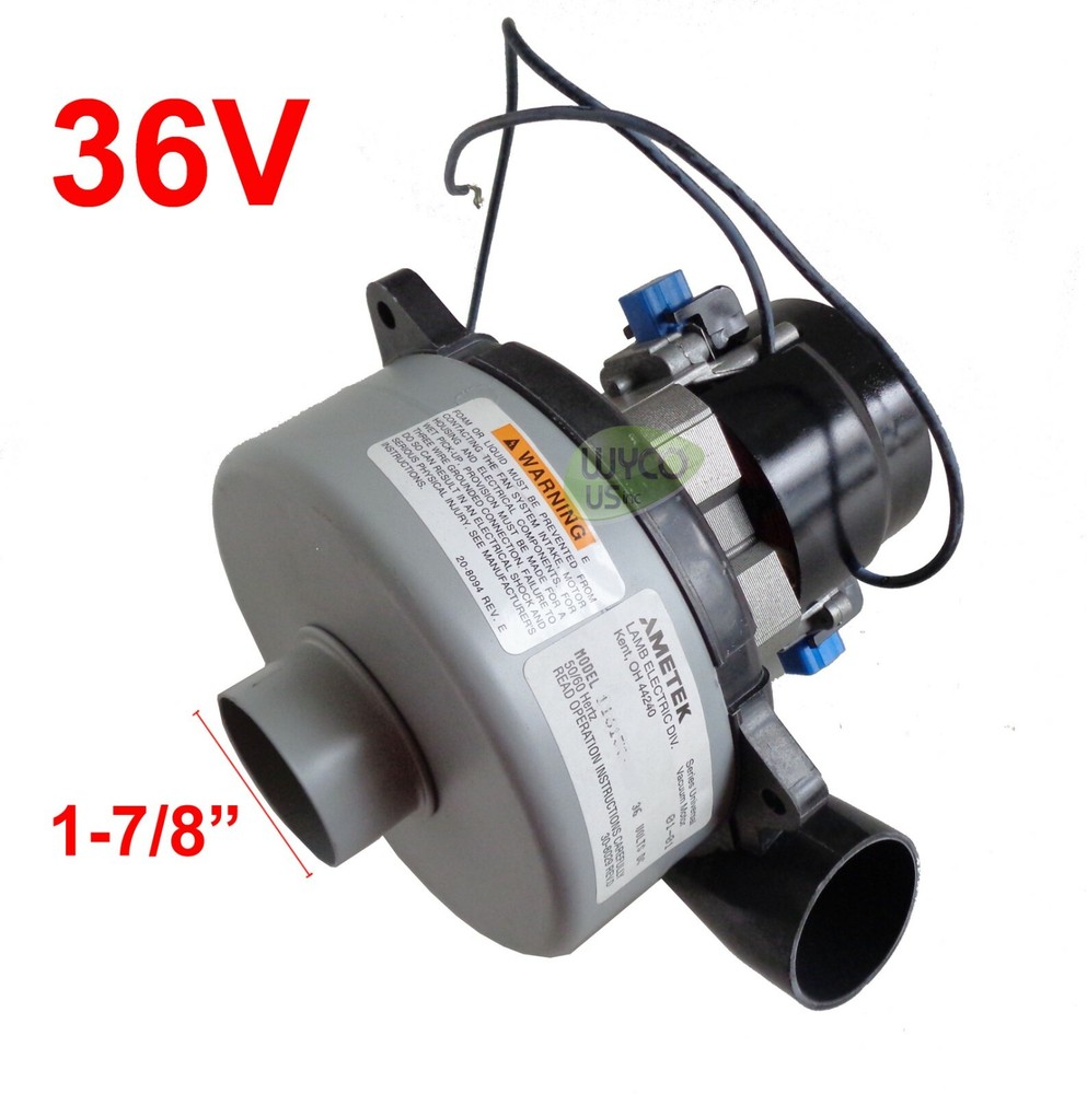 36V VACUUM MOTOR FOR OLD CLARKE LEADER 2000B, 2400, 3200 WALK BEHIND SCRUBBERS