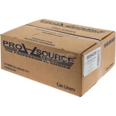 100 Count PRO-SOURCE 45 Gallon Extra Heavy-Duty Black Trash Bags, 40″ W x 46″ H