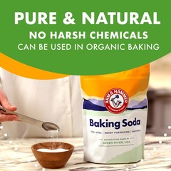 ARM & HAMMER Baking Soda, Multi-Purpose 100% Pure 112 Ounce (Pack of 1)