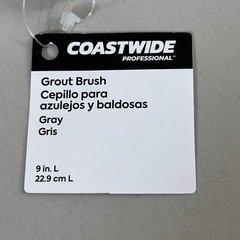 COASTWIDE (8 Pack) Grout Brush 9″ Gray