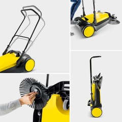 Kärcher Walk-Behind Outdoor Push Sweeper S 6 Twin , 33.9″ Sweeping Width