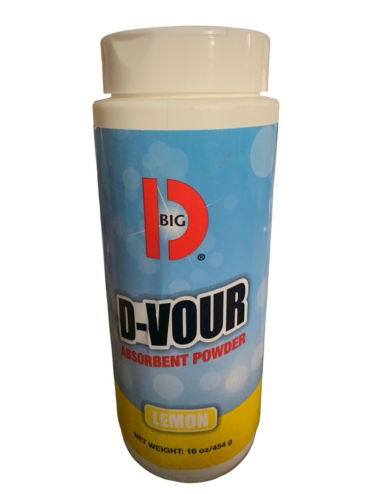 Big D Industries 16 oz. D-Vour Absorbent Powder Lemon