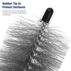 Solustre Cleaning Coil Brush Auger Brush Electric Appliance Dust Brush Radiator