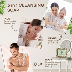 Natural Soap Bars Set (Set of 6), 7 Oz Assorted