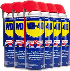 WD-40 Original Formula, Multi-Use Product with Smart Straw Sprays 2 Ways,12 OZ [