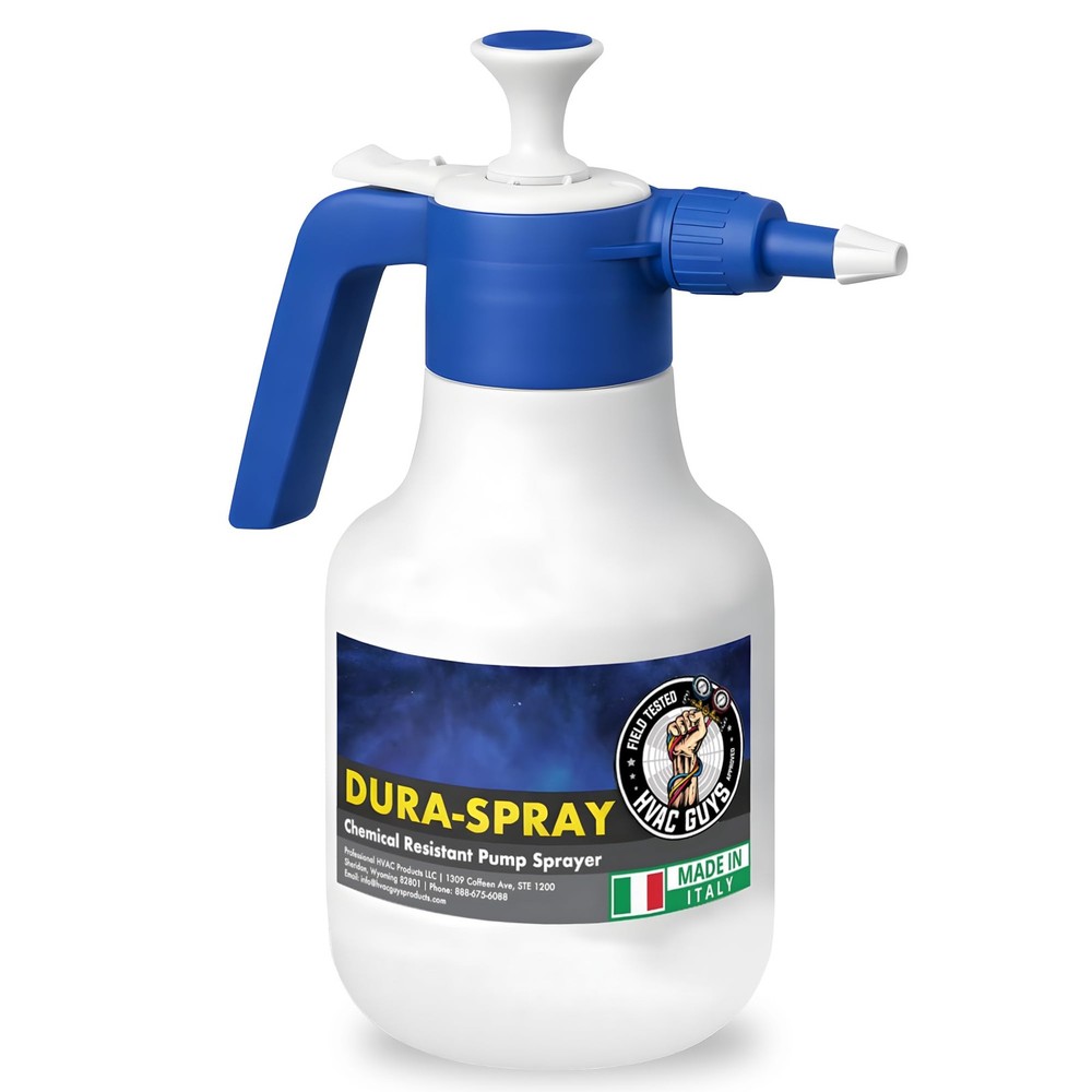 DuraSpray Coil Cleaner Pump Sprayer | 48oz Sprayer, Yellow
