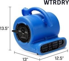 VP-25 1/4 HP 900 CFM for Water Damage Restoration Equipment Carpet dryer…