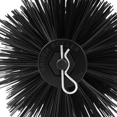 9 Teeth Broom Head Sweeper, 55*25cm Rolling Brush Head, Artificial Grass Brush