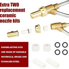 High Capacity Pressure Washer Wet Sand Blasting Kit with Safety Glasses