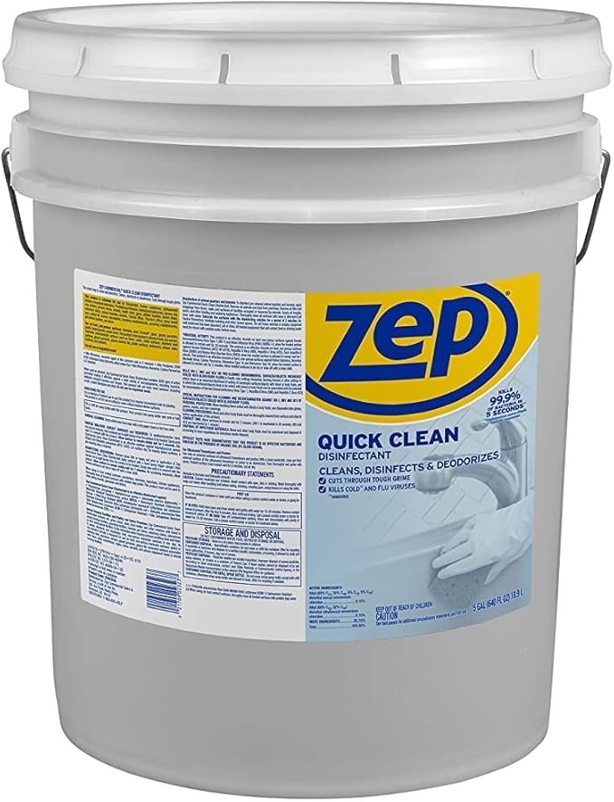 Zep OBS Quick Clean Disinfectant 5 Gallon bucket ZUQCD5G