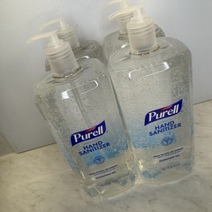 PURELL 501504CT 1.5 L Hand Sanitizer Refreshing Gel – Clean Scent (4) FREE SHIP