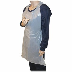 Genuine Joe GJO85141 Poly Apron 32″x50″ White 100/Pack