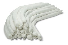 AABACO OIL ABSORBENT SOCK- White Oil Sock – Spill Containment – 3″ X 48″ 40/Box