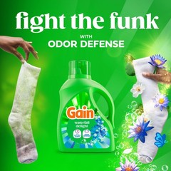 Gain Liquid Laundry Detergent with Odor Defense, 132 Fl Oz (Pack of 1)