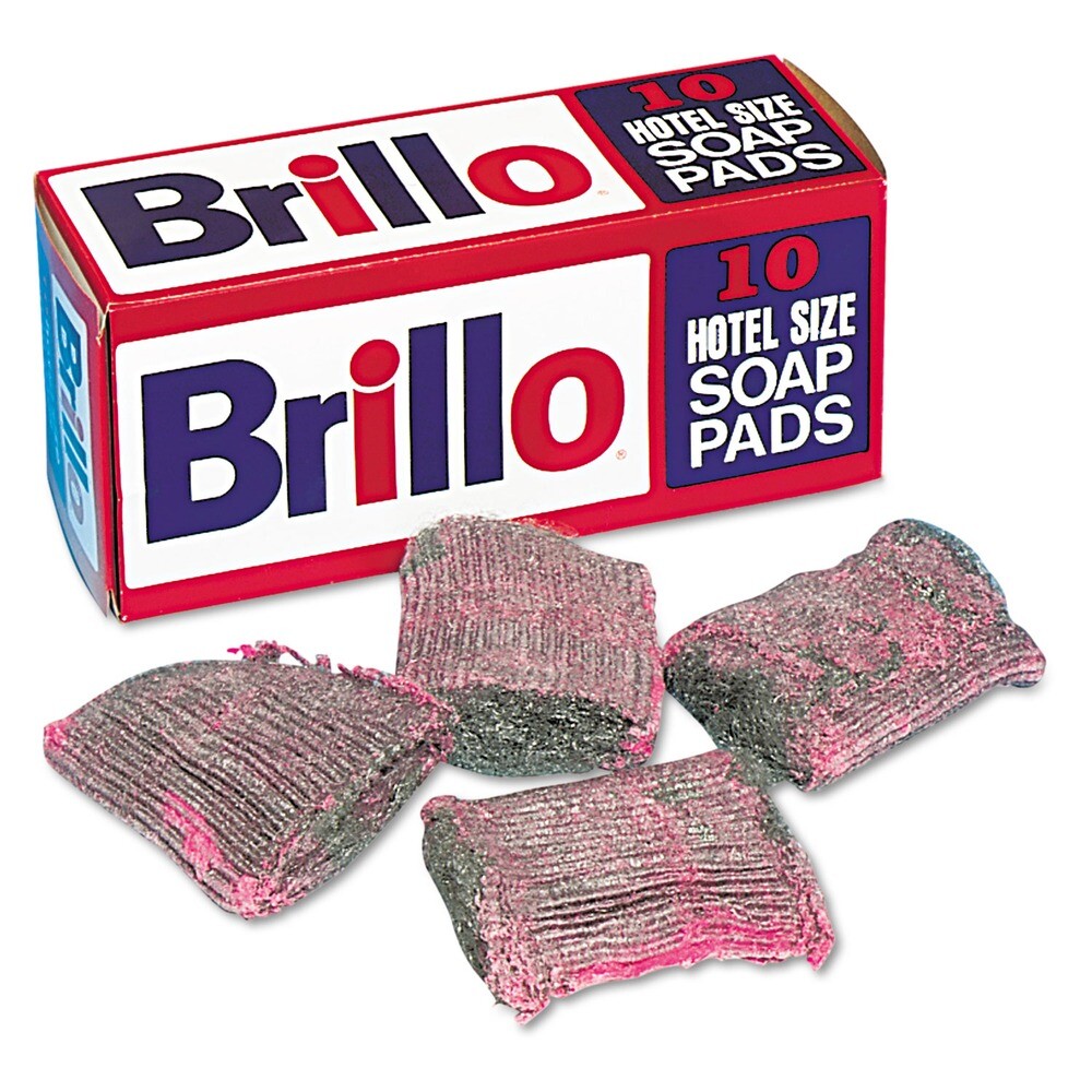 Brillo W240000CT Hotel Size Steel Wool Soap Pads (120/Carton) New