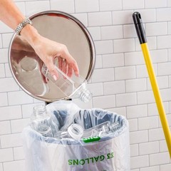 Restaurantware Clear Plastic Trash Bags 100 Count 33 Gallon Plastic Garbage