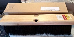 Janico Push Broom Head: 14″ Wide, 3″ Bristle Trim Length BRISTLES
