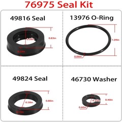 For Cat Pump 4DNX Pumps 4DNX25GSI 4DNX27GSI Seal Kit 76975 Seal Kit 12PCS