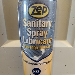 Zep Sanitary Spray LUBRICANT for The Food Industry NSF Protests,Repels Water