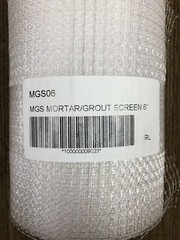 MGS #MGS06 6″ Mortar Grout Screen-LOT OF 2 ROLLS
