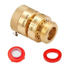 Litorange 1 Pack 1-1/16″ Fine Thread (Female) Lead-Free 1 Pack, Gold