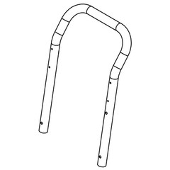Simpson Genuine OEM Handle for DXPW3123 Pressure Washer – 7110597BK1