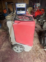 Portable Red and Gray Walk-Behind Extractor Floor Cleaning Machine