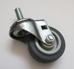 SUPPORT FRONT CASTER WHEEL, TENNANT 2370, BR-2000 ELECTRIC BUFFERS, 600189, 17D