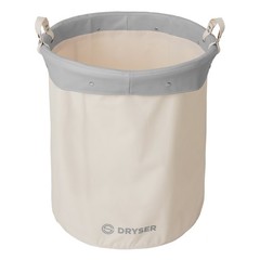 Round Replacement Commercial Laundry Hamper Canvas Bag for Model 290R White